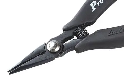 [1PK-5102-E] Pince à bec demi-rond droit