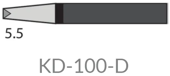 [KD-100-D] Panne tournevis 5.5mm pour fer KD-100