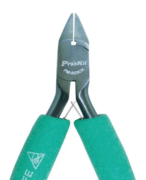 [PM-023CN] Pince coupante de côté, tête droite ESD