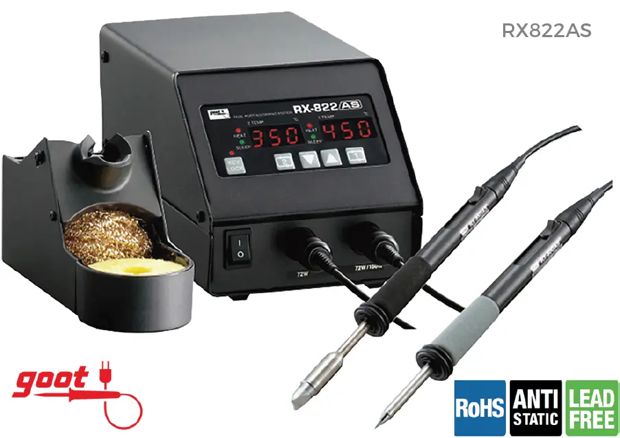 [RX-822AS] Station à affichage numérique ESD double 80 & 150W