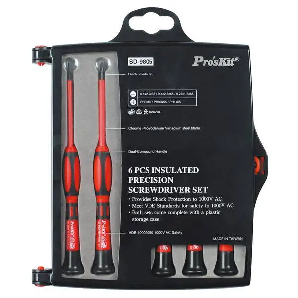 [SD-9805] Boite de  tournevis 1000V