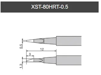 Panne pour pince pour soudage / dessoudage XST-80G