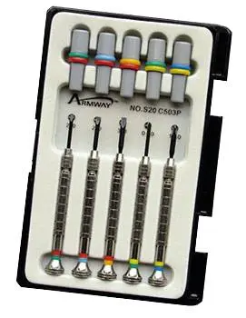 [SH506PW] Jeu de 5 tournevis d'horloger Phillips