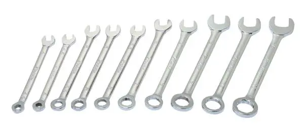 [108608A] Jeu de 10 clés mixtes de petites dimensions en Pouce