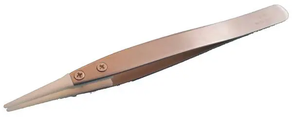 [70-DV] Brucelles à pointes fines arrondies en téflon