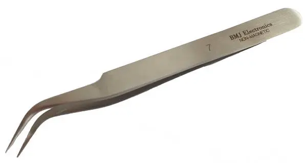 Brucelles à pointes courbées fines 7-SA-G