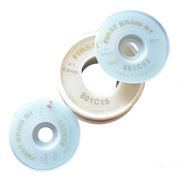 [801C00] Tresse à dessouder cuivre no clean (0.8mm x 1.5m)