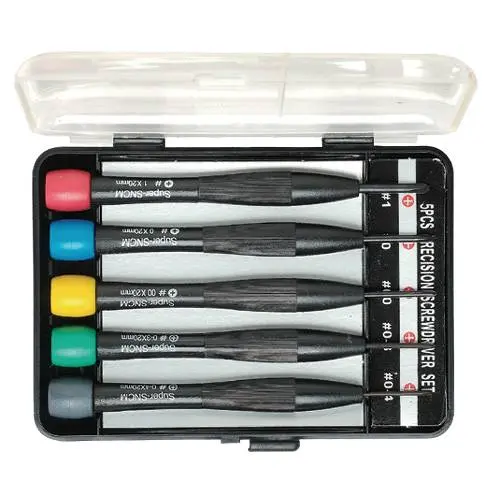 [8PK-2063] Jeu de 5 tournevis Phillips