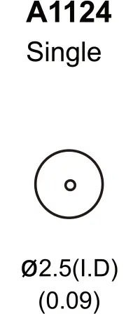 [A1124] Buses rondes pour station SR-073 (2.5mm)