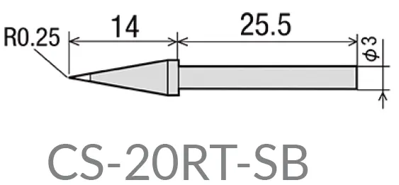 [CS-20RT-SB] Pannes coniques pour CS-21
