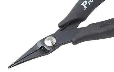 [1PK-102-E] Pince à bec demi-rond droit