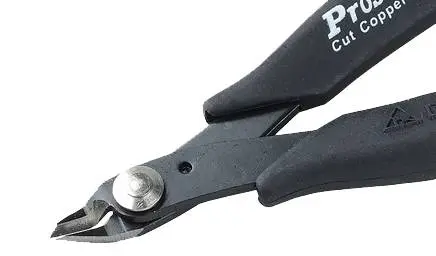 [1PK-25P-E] Pince coupante de coté, tête droite