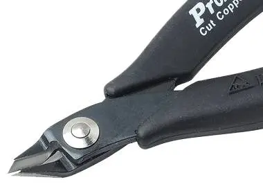 [1PK-30-E] Pince coupante de côté, tête droite à lame épaisse