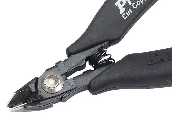 [1PK-5101-CE] Pince coupante de coté, tête droite avec retenue